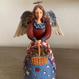 Jim Shore Longaberger Angel of Liberty Figurine